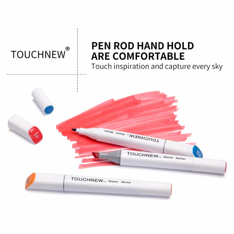 Tongfushop 80 Colored Marker Set, 1 Second Quickly Drying Marker Pens,  £19.99 at