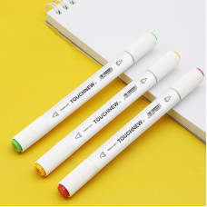TOUCHNEW T8 24 Color Marker Pens Alcohol Based for Art Drawing Kids Students