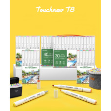 TOUCHNEW T8 Art Markers 80 Color Animation Design Set for Adults Children Sketching Drawing