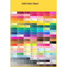 TOUCHNEW T7 168 Color Sketch Marker Set Alcohol Based Art Graphic Marker Pens